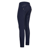 Calça de equitação HV Polo Catatrina FullGrip Azul-marinho