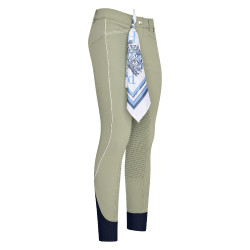 Calça de equitação HV Polo Catatrina FullGrip Azeite verde