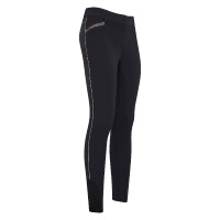 Calça de equitação HV Polo Cecile FullGrip Preto