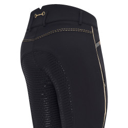 Calça de equitação HV Polo Cecile FullGrip Preto Calça de equitação HV Polo Cecile FullGrip Preto