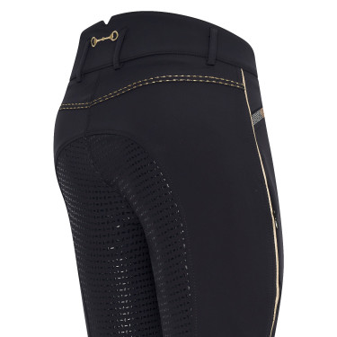 Calça de equitação HV Polo Cecile FullGrip Preto Calça de equitação HV Polo Cecile FullGrip Preto