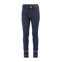 Calças de equitação HV Polo James Boys FullGrip Preto