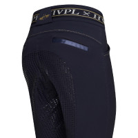 Calças de equitação HV Polo Keira FullGrip Azul-marinho Calças de equitação HV Polo Keira FullGrip Azul-marinho