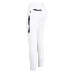 Calça de equitação HV Polo Marijn FullGrip Branco Calça de equitação HV Polo Marijn FullGrip Branco