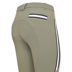 Calça de equitação HV Polo Marijn KneeGrip Camuflagem verde Kaki