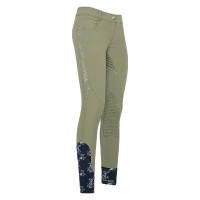 Calça de equitação HV Polo Marijn Palm Springs FullGrip Azeite verde Calça de equitação HV Polo Marijn Palm Springs FullGrip Azeite verde