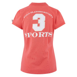 Polo Favoritas EQ HV Polo Coral brilhante Laranja