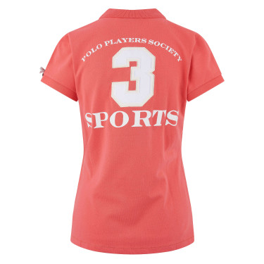 Polo Favoritas EQ HV Polo Coral brilhante Laranja