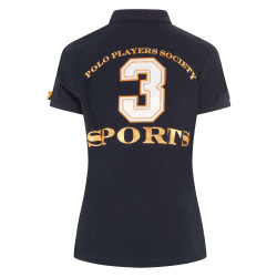 Polo Favoritas EQ HV Polo Marinho / rosa Azul