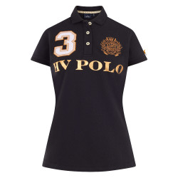 Polo Favoritas EQ HV Polo Ouro preto / rosa
