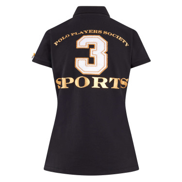 Polo Favoritas EQ HV Polo Ouro preto / rosa