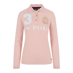 Polo Favouritas EQ de mangas compridas HV Polo Rosa suave