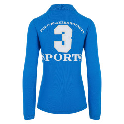 Polo Favouritas EQ de mangas compridas HV Polo Azul