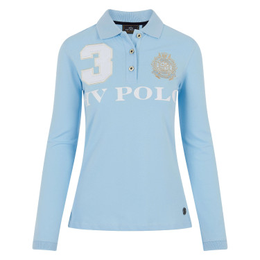 Polo Favouritas EQ de mangas compridas HV Polo Gelo azul