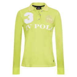 Polo Favouritas EQ de mangas compridas HV Polo Limão Amarelo
