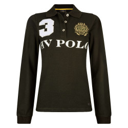 Polo Favouritas EQ de mangas compridas HV Polo Pinho Preto
