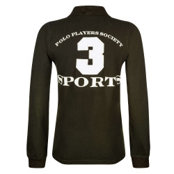 Polo Favouritas EQ de mangas compridas HV Polo Pinho Preto