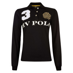 Polo Favouritas EQ de mangas compridas HV Polo Preto