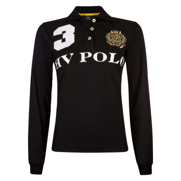 Polo Favouritas EQ de mangas compridas HV Polo Preto