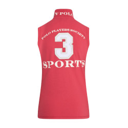 Pólo sem mangas Favouritas HV Polo Morango Vermelho Pólo sem mangas Favouritas HV Polo Morango Vermelho