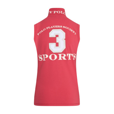 Pólo sem mangas Favouritas HV Polo Morango Vermelho Pólo sem mangas Favouritas HV Polo Morango Vermelho