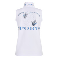 Polo sem mangas Favouritas Palms HV Polo Branco