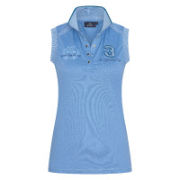 Polo sem mangas Favouritas Tech Luxury HV Polo Riviera azul