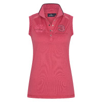 Polo sem mangas Favouritas Tech Luxury HV Polo Morango Vermelho