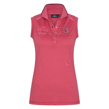 Polo sem mangas Favouritas Tech Luxury HV Polo Morango Vermelho