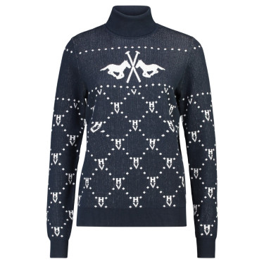 Suéter em jacquard HV Polo Cecile Suéter em jacquard HV Polo Cecile