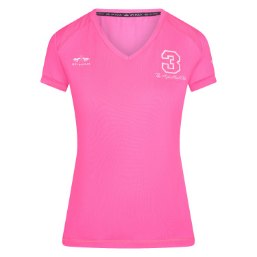 T-shirt Favouritas Tech manga curta HV Polo Neon fúcsia Rosa
