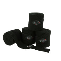 Bandagens de polo Equithème French Touch Preto Bandagens de polo Equithème French Touch Preto