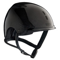Capacete de equitação NACA Gravity S carbono Carbono preto brilhante