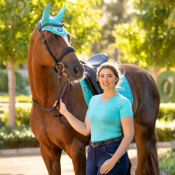 Tapete LeMieux Loire Memory para Dressage Azul