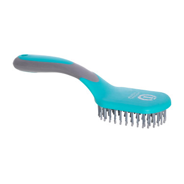 Escova para crina e cauda Imperial Riding Boomerang Jade Azul