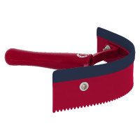 Faca de calor curvada em PVC com borracha Imperial Riding Tango Vermelho