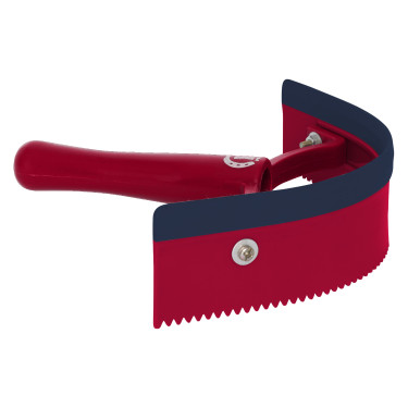 Faca de calor curvada em PVC com borracha Imperial Riding Tango Vermelho