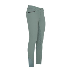 Calça de equitação Imperial Riding El Capone cintura alta FullGrip Sálvia escura Azul