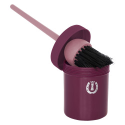 Pincel para graxa de casco com pote Imperial Riding Flor negra Preto Pincel para graxa de casco com pote Imperial Riding Flor negra Preto