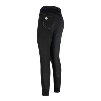 Calça de equitação Euro-Star Laureta FullGrip feminina Preto Calça de equitação Euro-Star Laureta FullGrip feminina Preto