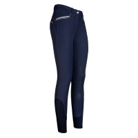 Calça de equitação Easy Rider Carice KneeGrip Azul-marinho Calça de equitação Easy Rider Carice KneeGrip Azul-marinho