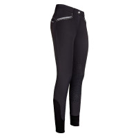 Calça de equitação Easy Rider Carice KneeGrip Preto