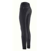 Calça de equitação Euro-Star Spirit FullGrip feminina Preto