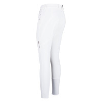 Calça de equitação Euro-Star Nika FullGrip feminina Branco