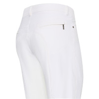 Calça de equitação Euro-Star Dynamic Air FullGrip para homem Branco