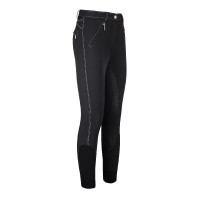 Calça de equitação Euro-Star Energy FullGrip Preto