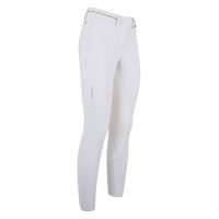 Calça de equitação Euro-Star Jigsaw FullGrip Premium feminina Branco Calça de equitação Euro-Star Jigsaw FullGrip Premium feminina Branco