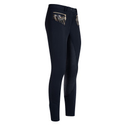 Calça de equitação Euro-Star Coco Glam FullGrip feminina
