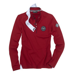 Camisa de competição Euro-Star Petra Beaujolais Vermelho