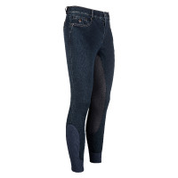 Calça de equitação Euro-Star Henry FullGrip Azul-marinho